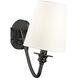 Gianna 3 Light 32 inch Matte Black Wall Sconce Wall Light
