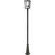 Seoul 2 Light 113.5 inch Oil Rubbed Bronze Outdoor Post Mounted Fixture in 19.25
