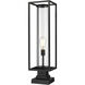 Dunbroch 1 Light 28.75 inch Black Outdoor Pier Mounted Fixture