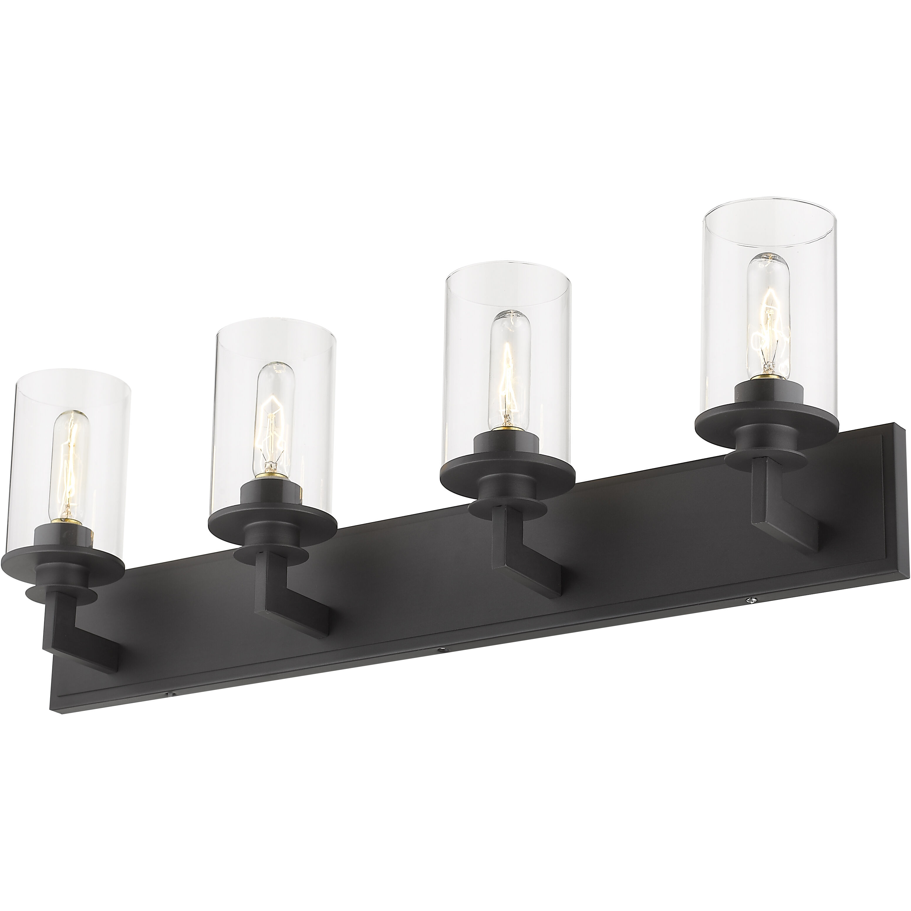 Savannah 4 Light 31.5 inch Bronze Vanity Wall Light