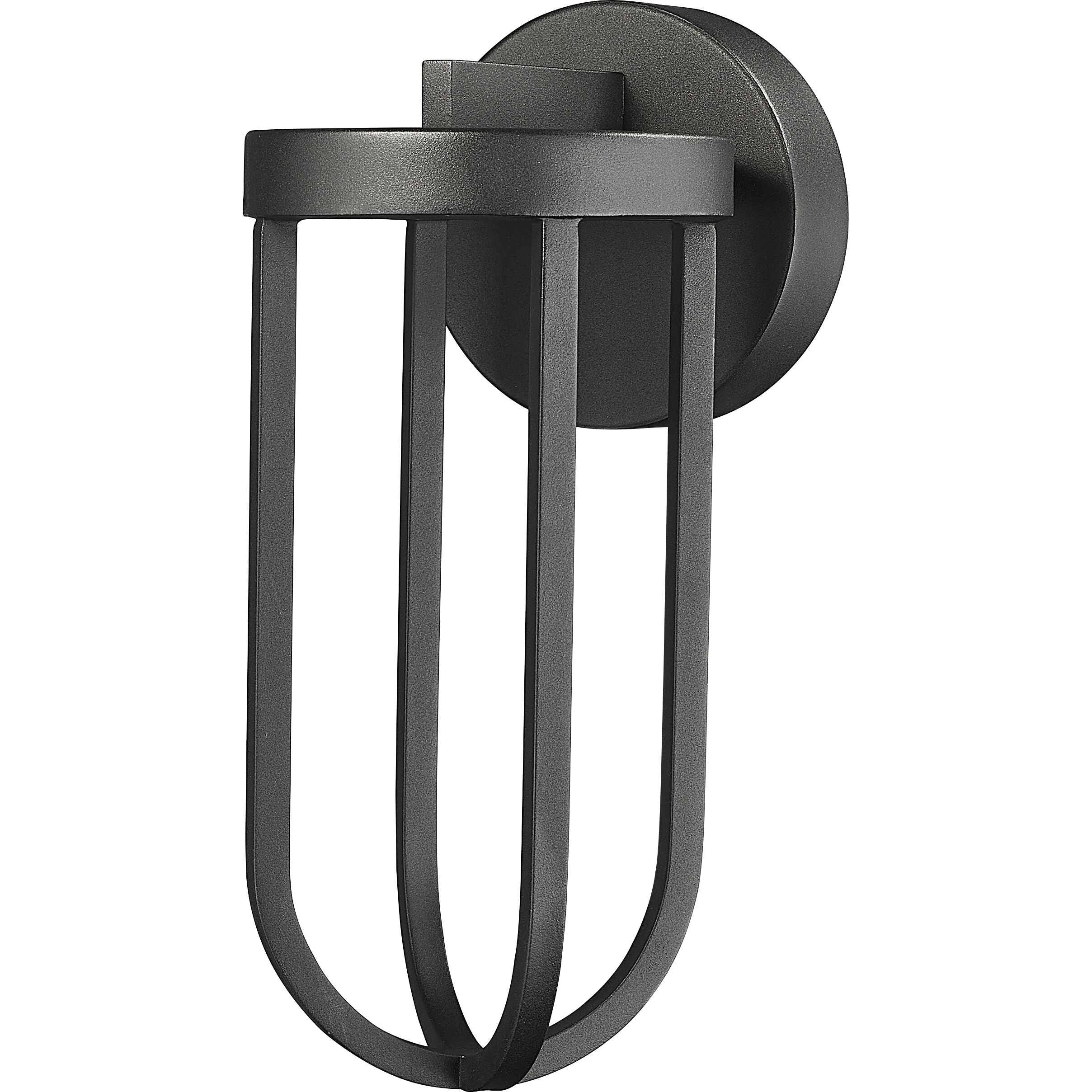 Leland LED 12.5 inch Sand Black Outdoor Wall Light