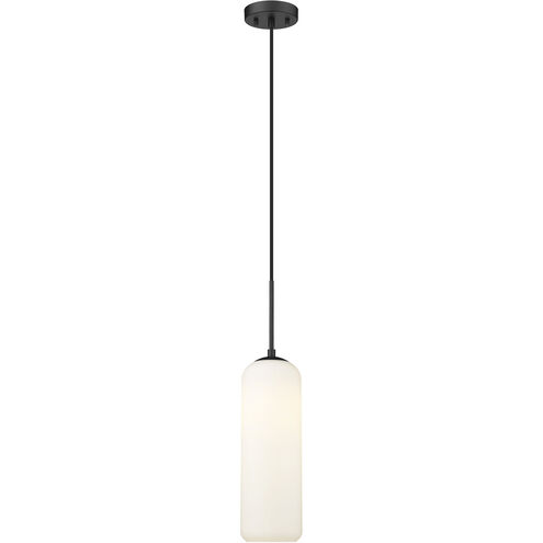 Monty 1 Light 5.25 inch Matte Black Pendant Ceiling Light