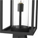 Dunbroch 1 Light 20.25 inch Black Outdoor Post Mount Fixture