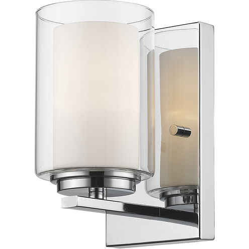 Willow 1 Light 4.5 inch Chrome Wall Sconce Wall Light