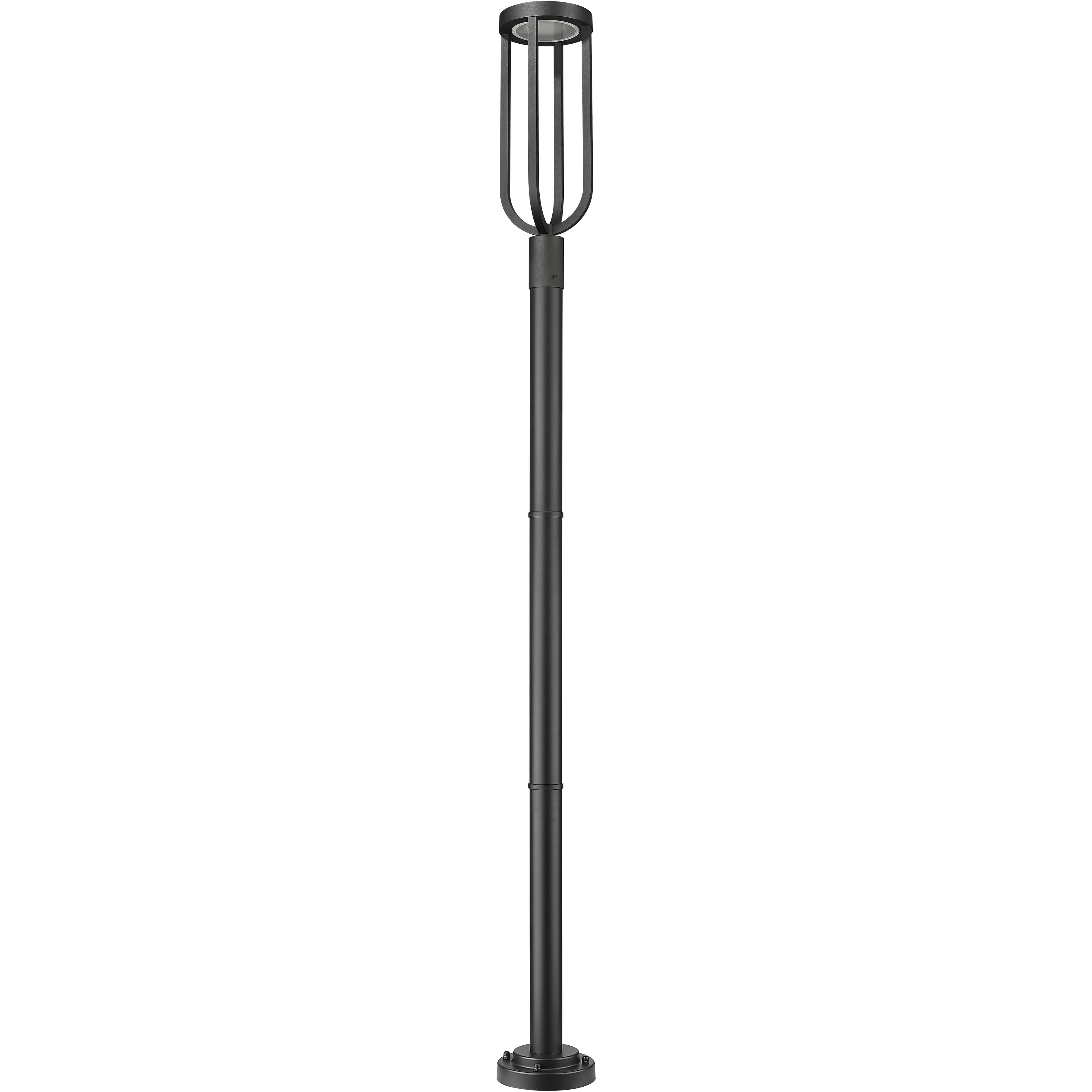 Leland LED 97.25 inch Sand Black Outdoor Post Mounted Fixture