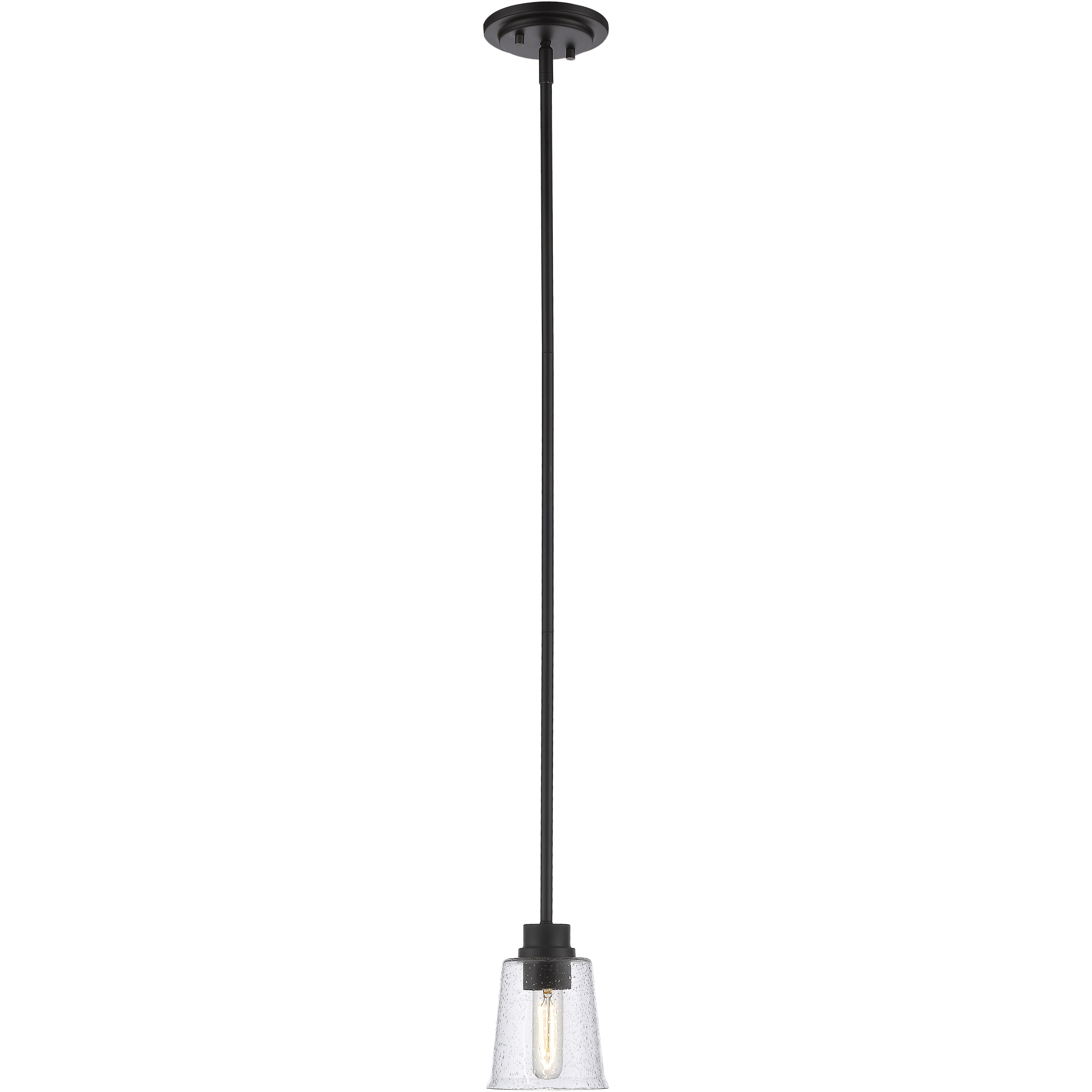 Bohin 1 Light 5 inch Matte Black Pendant Ceiling Light