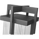 Fortis 2 Light 27.75 inch Sand Black Outdoor Pier Mounted Fixture