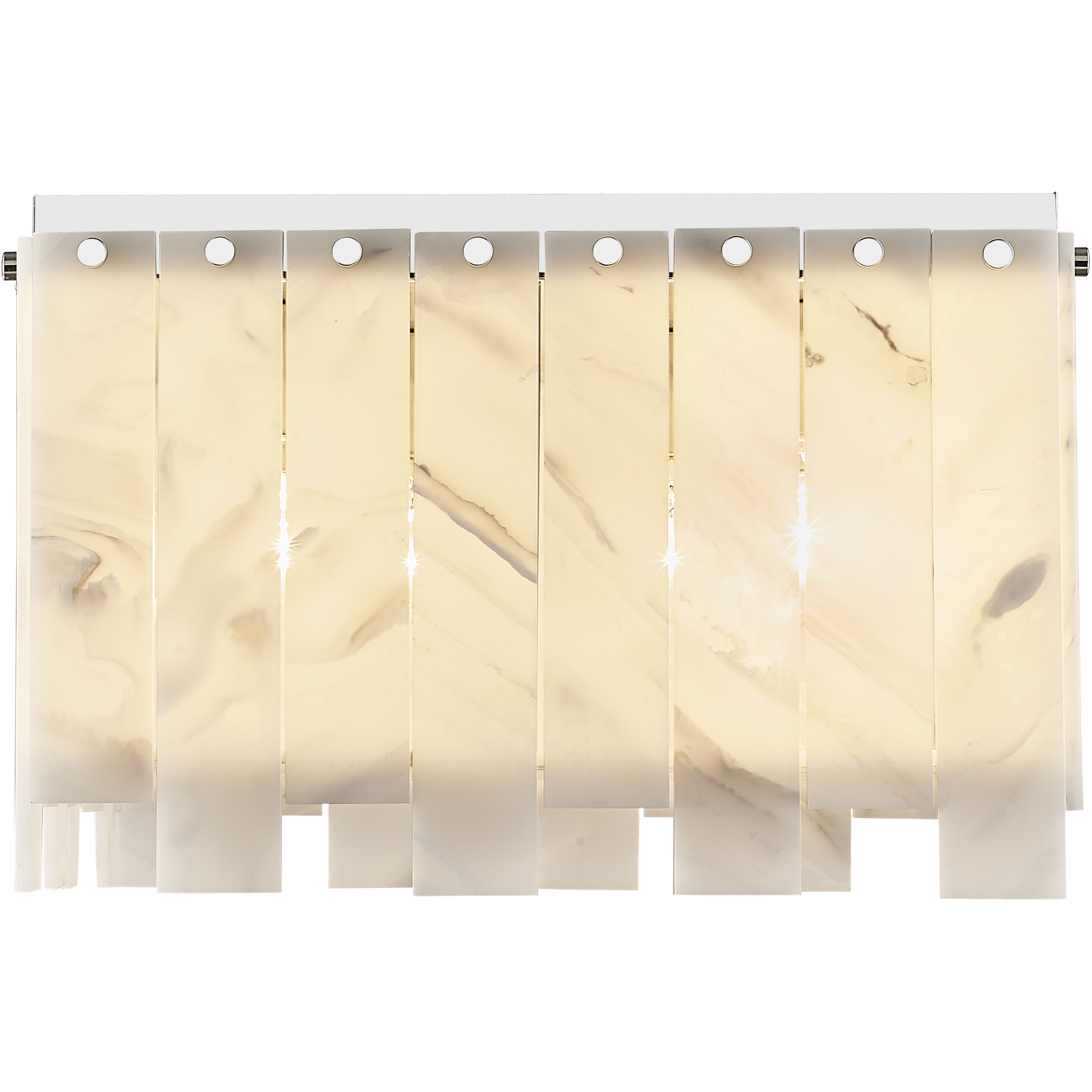 Viviana 6 Light 17.5 inch Polished Nickel Flush Mount Ceiling Light