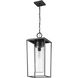 Sheridan 1 Light 10 inch Black Outdoor Chain Mount Ceiling Fixture