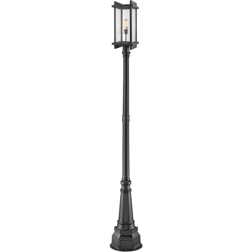 Fallow 1 Light 107.63 inch Black Outdoor Post Mounted Fixture