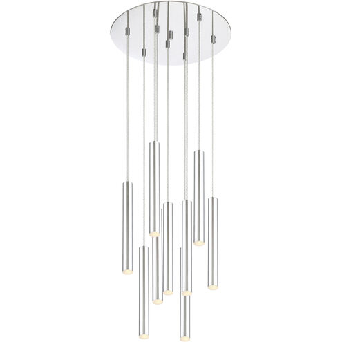 Forest LED 16 inch Chrome Chandelier Ceiling Light
