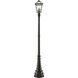 Talbot 3 Light 100.25 inch Oil Rubbed Bronze Outdoor Post Mounted Fixture