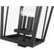 Seoul 4 Light 29.25 inch Black Outdoor Post Mount Fixture