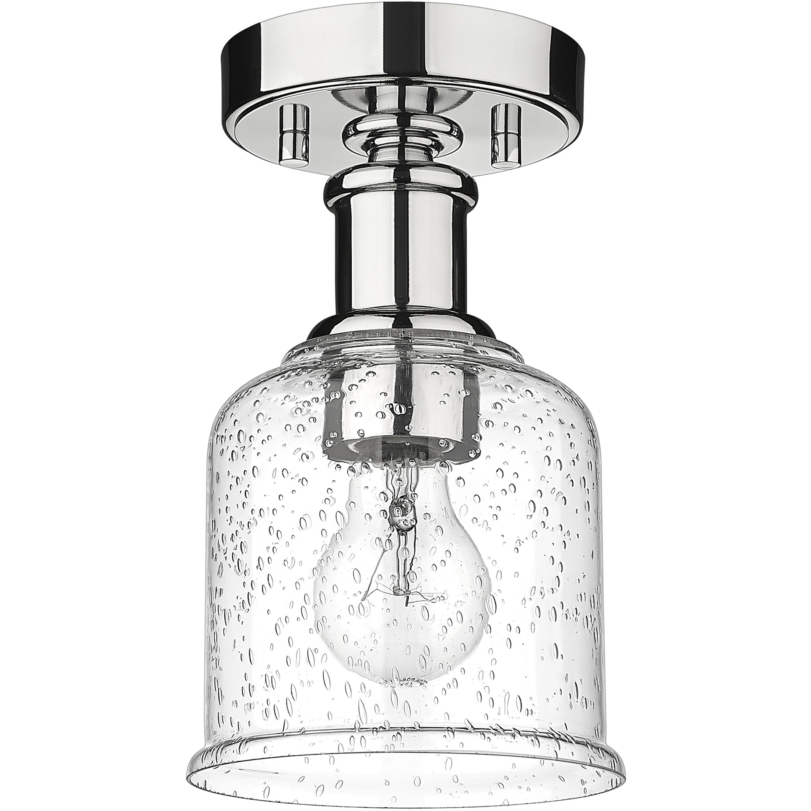 Bryant 1 Light 5.5 inch Chrome Flush Mount Ceiling Light