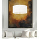 Linden LED 24 inch Modern Gold Pendant Ceiling Light