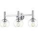 Sutton 3 Light 23.75 inch Chrome Vanity Wall Light