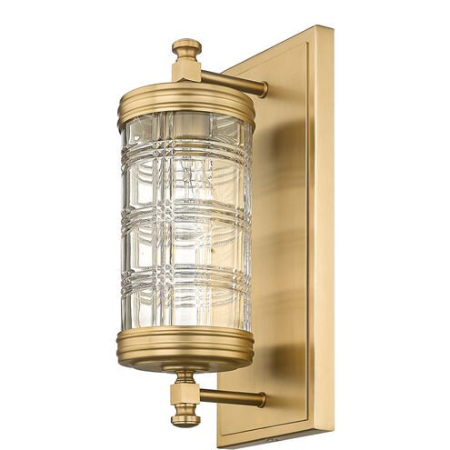 Archer 1 Light 6 inch Heirloom Gold Wall Sconce Wall Light in Heritage Gold
