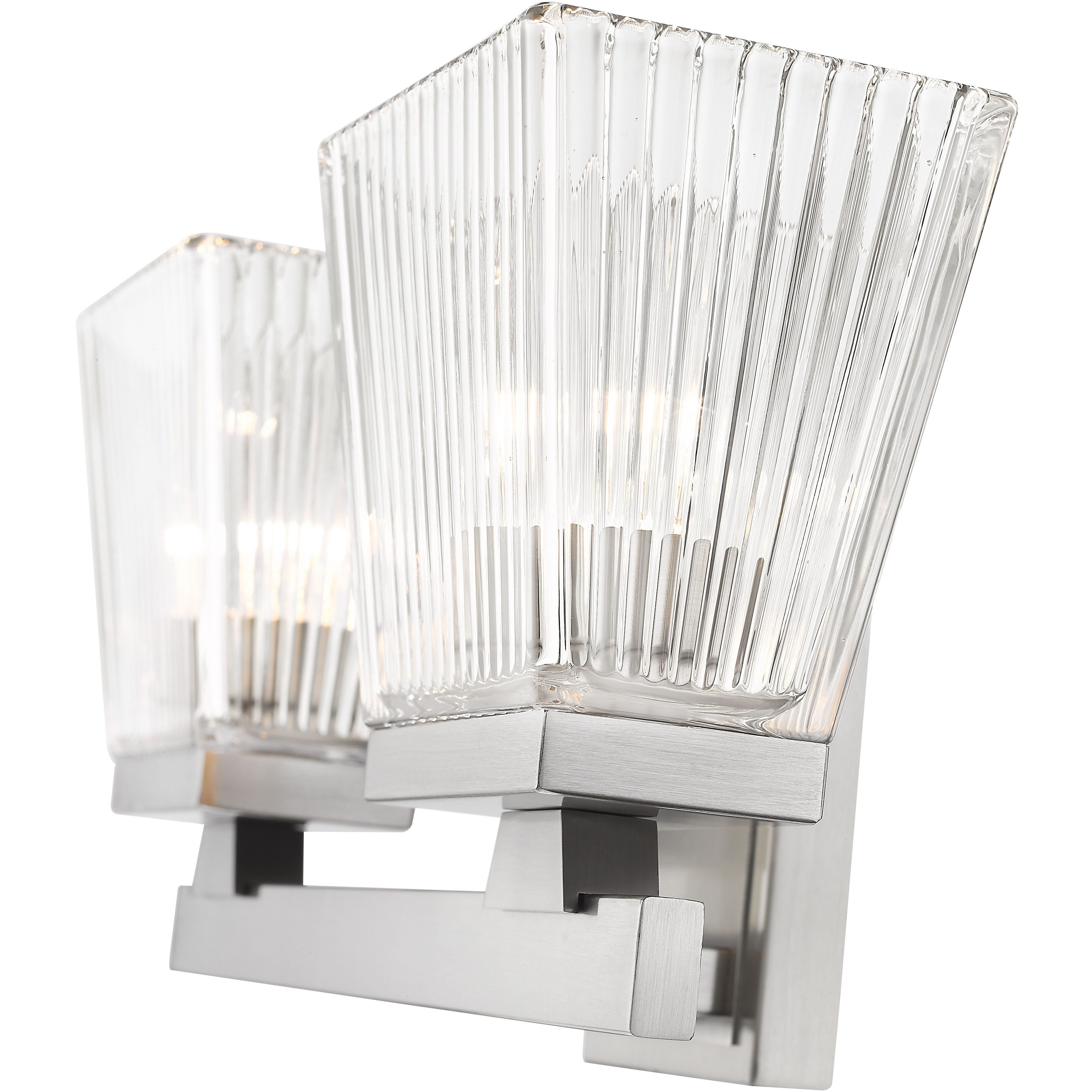 Astor 2 Light 16 inch Brushed Nickel Vanity Wall Light