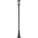 Brookside 1 Light 110.5 inch Black Outdoor Post Mounted Fixture