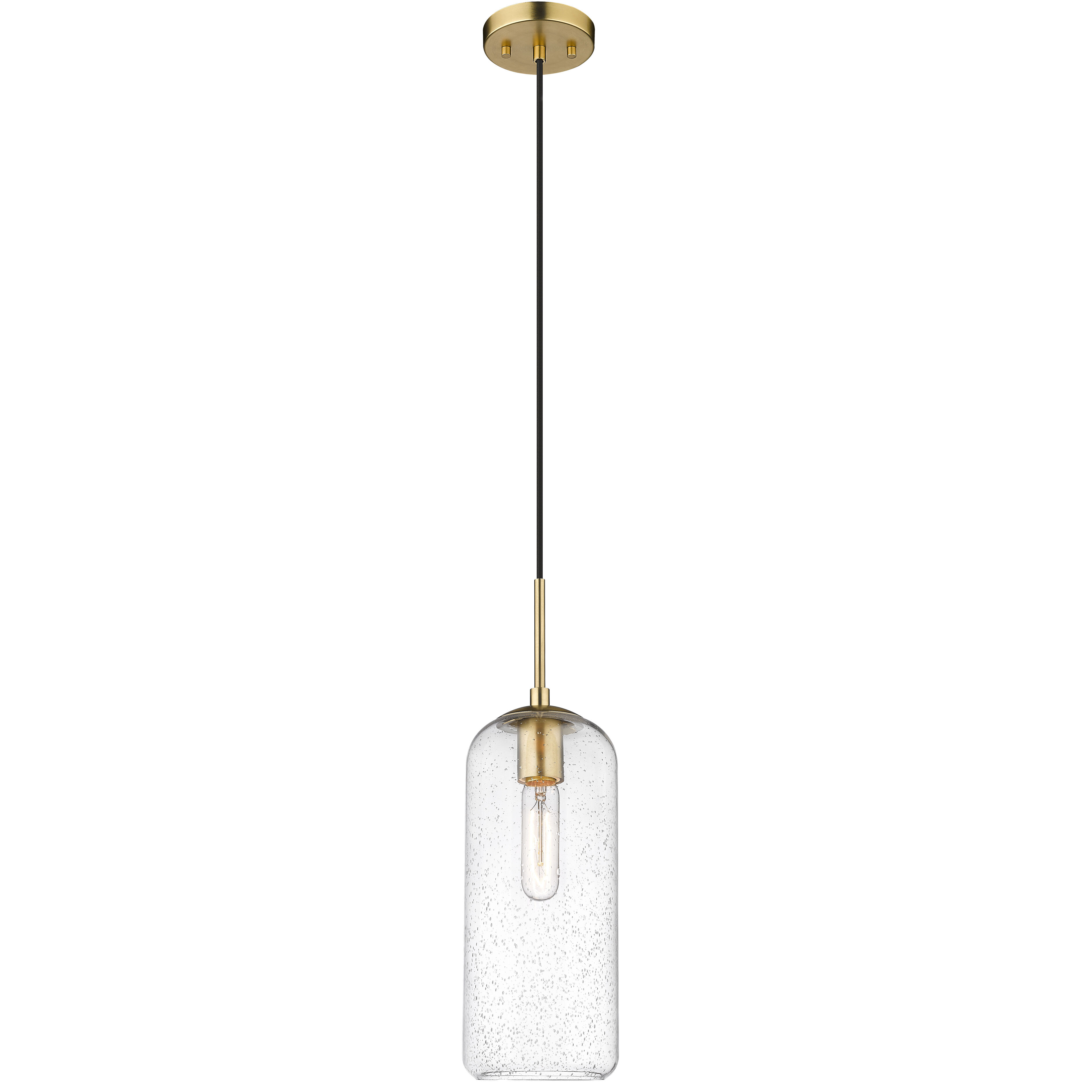 Monty 1 Light 5.25 inch Heritage Brass Pendant Ceiling Light