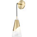 Aimie Wall Sconce Wall Light in Modern Gold