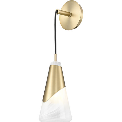 Aimie Wall Sconce Wall Light in Modern Gold