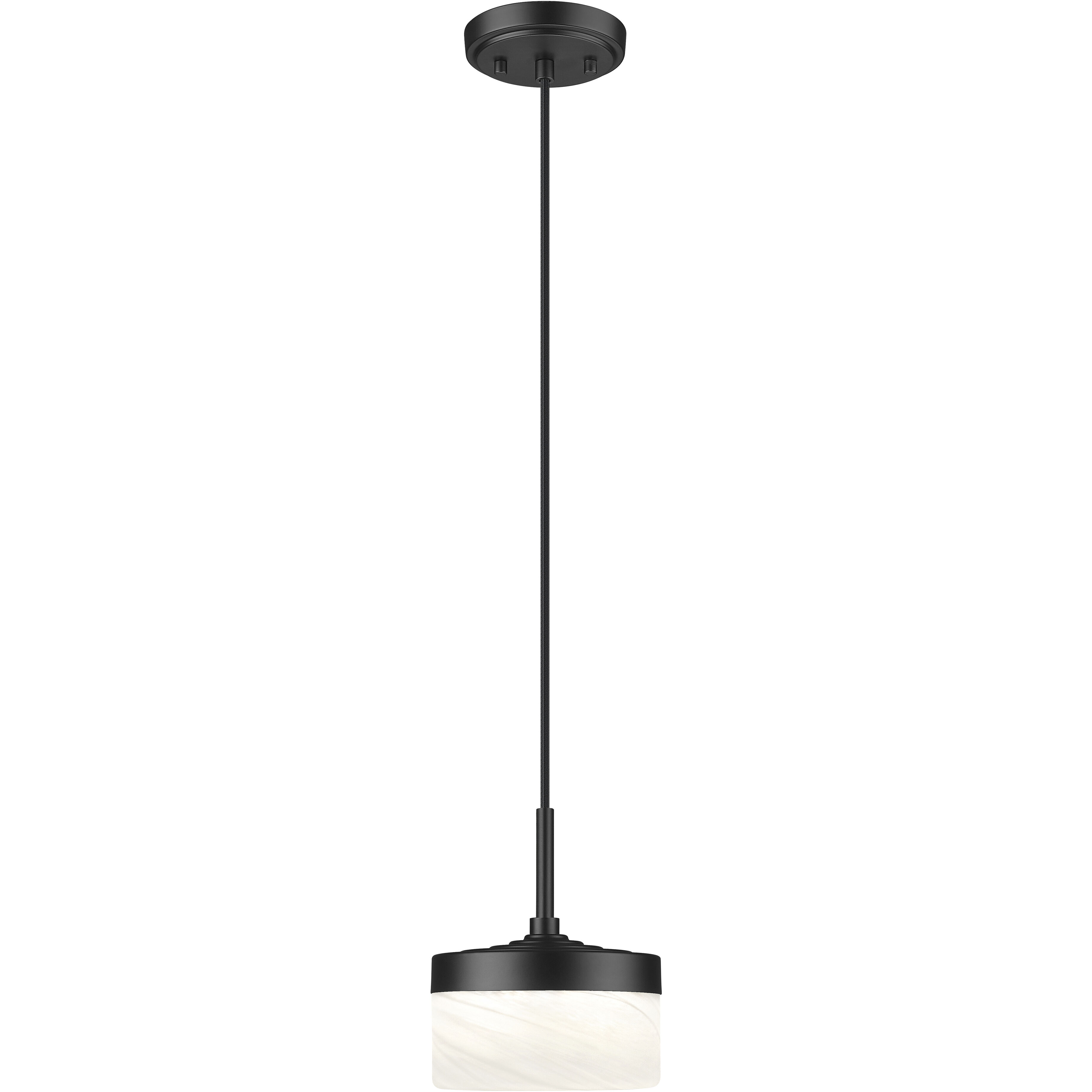 Renaud Pendant Ceiling Light in Matte Black