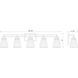 Lyna 5 Light 38.75 inch Chrome Vanity Wall Light