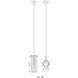 Contour 1 Light 7 inch White Pendant Ceiling Light