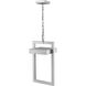 Luttrel LED 10.5 inch Silver Outdoor Chain Mount Ceiling Fixture