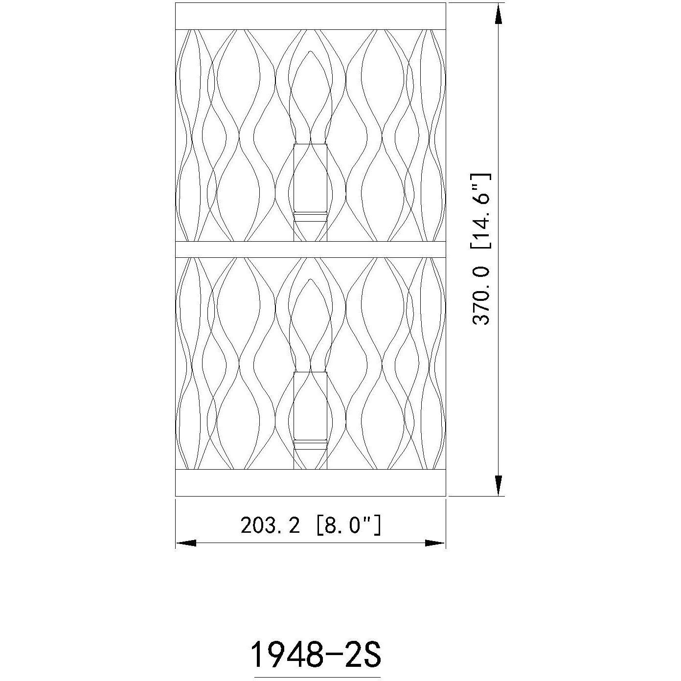 Harden 2 Light 8 inch Matte Black Wall Sconce Wall Light