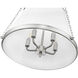 Madeline 5 Light 18 inch Brushed Nickel Pendant Ceiling Light