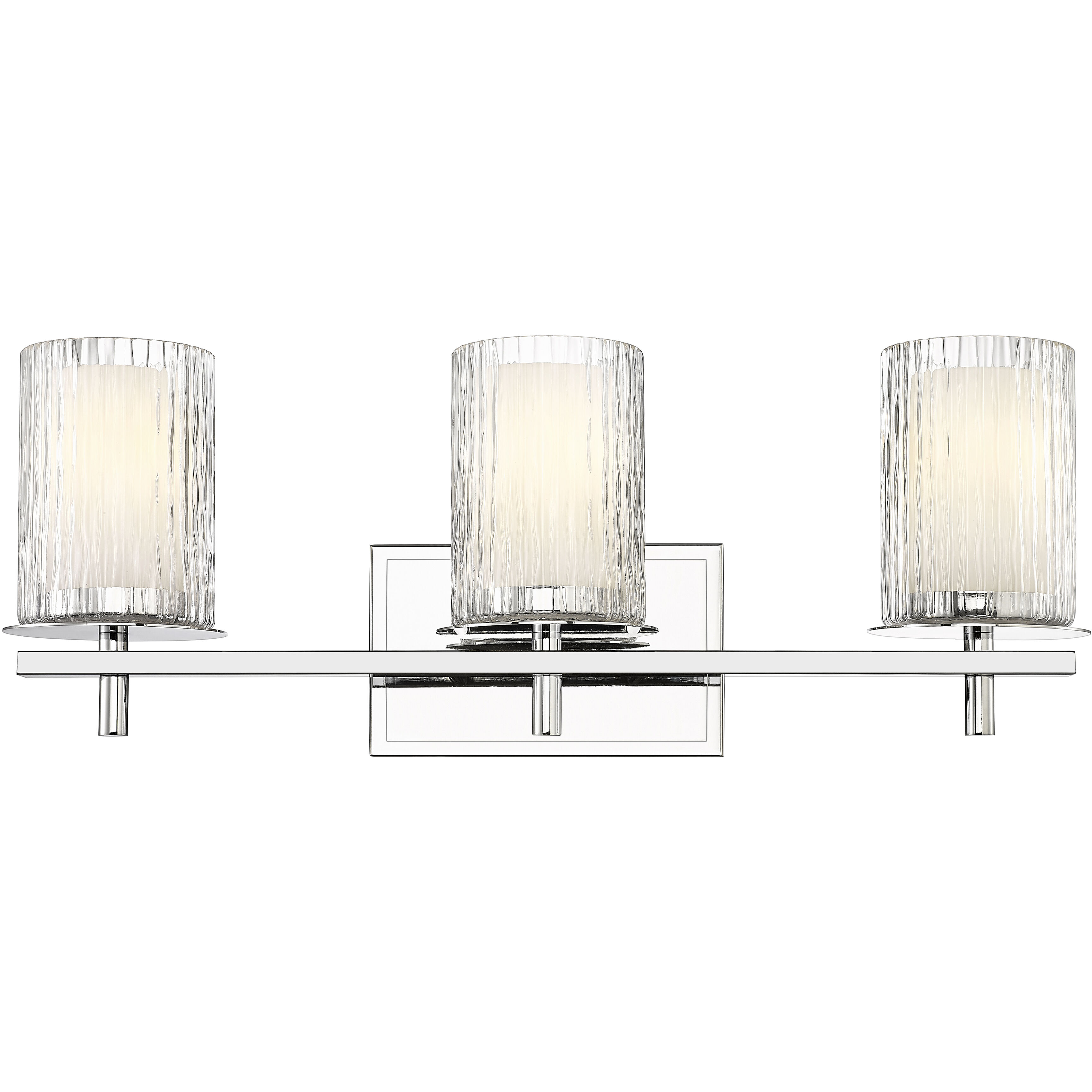 Grayson 3 Light 23 inch Chrome Vanity Wall Light