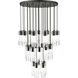 Alton 27 Light 36 inch Matte Black Chandelier Ceiling Light