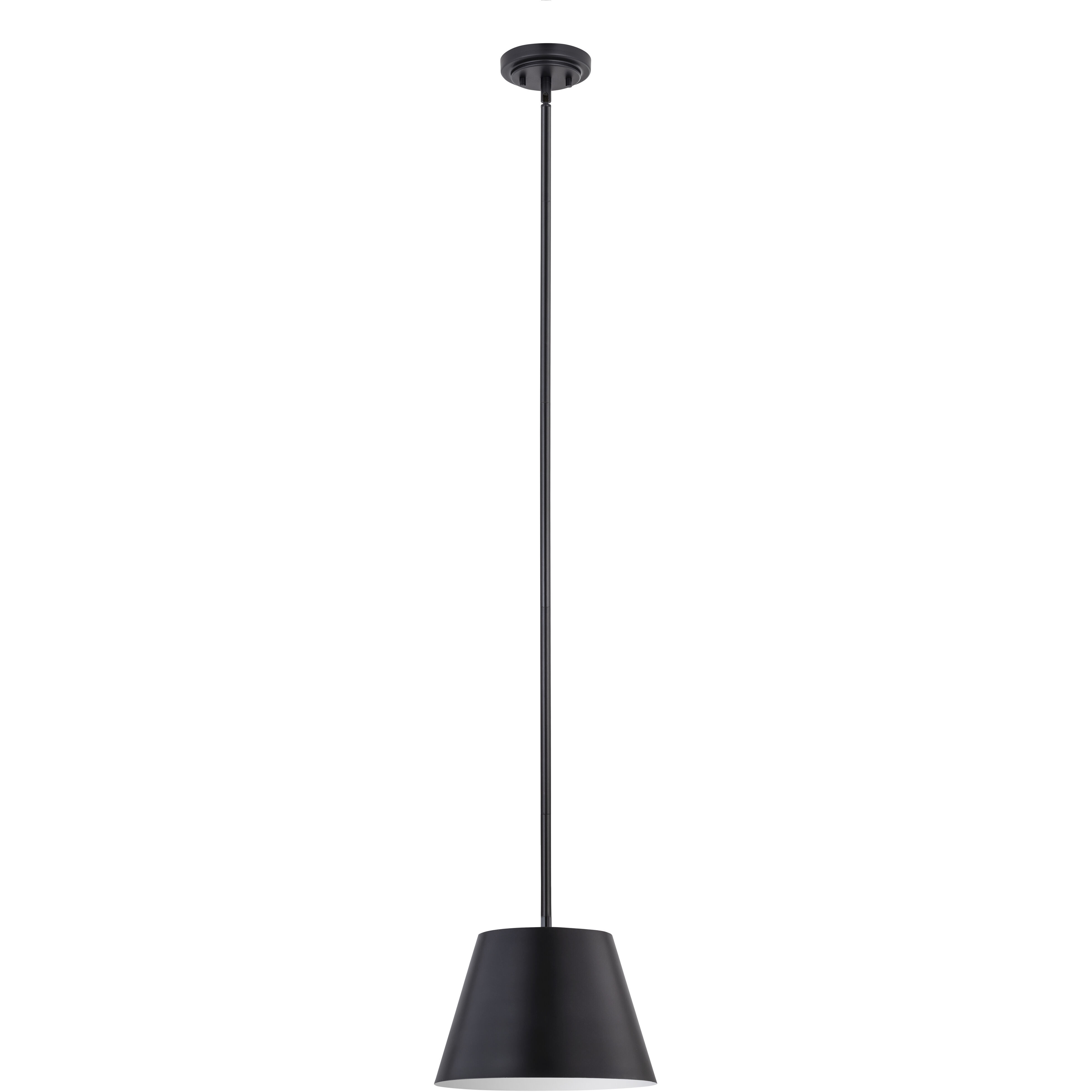 Lilly 1 Light 12 inch Matte Black Pendant Ceiling Light