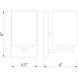 Willow 1 Light 4.5 inch Matte Black Wall Sconce Wall Light