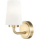 Montford Wall Sconce Wall Light in Modern Gold