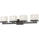 Rivulet LED 31.38 inch Bronze Vanity Wall Light