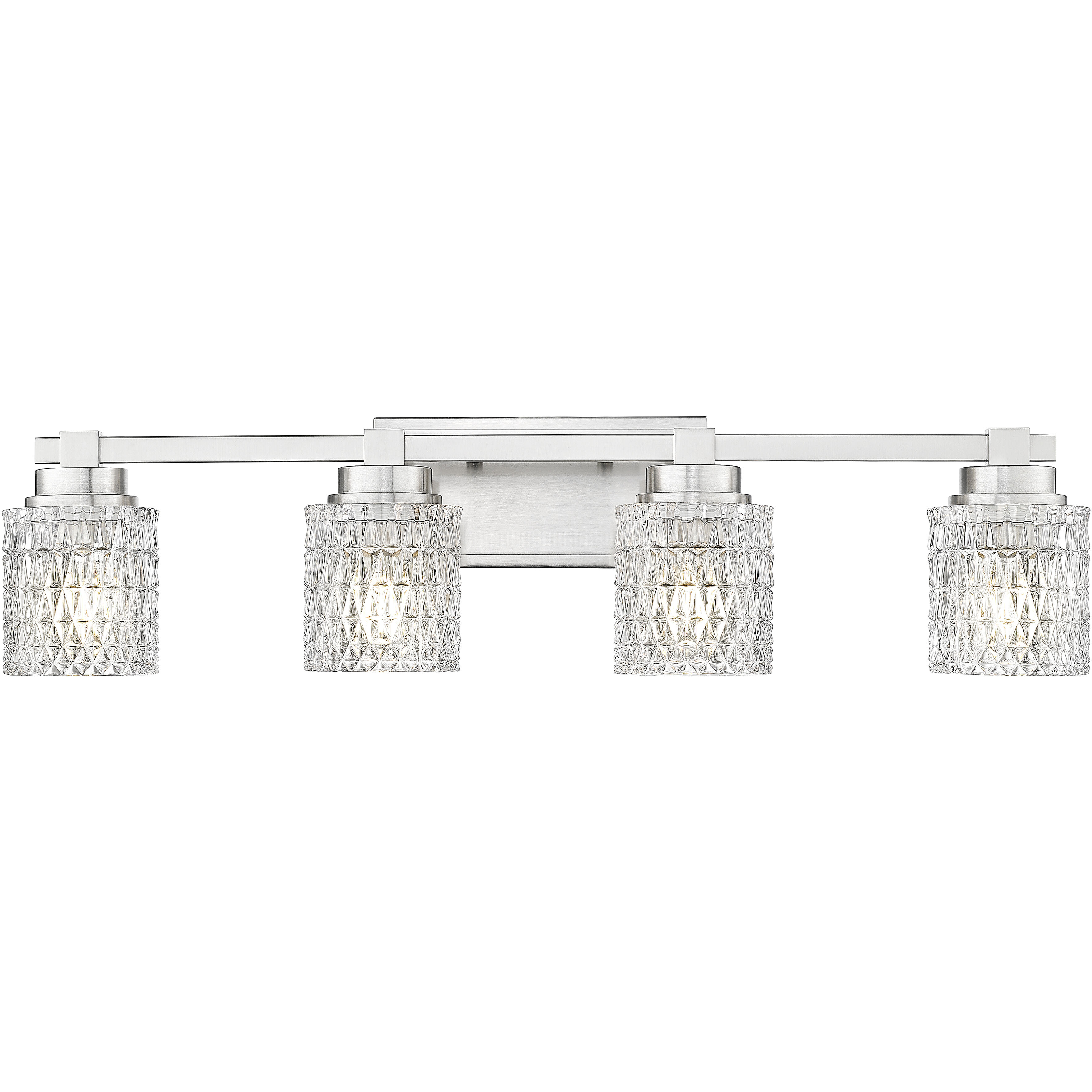 Jacqueline Vanity Wall Light in Brushed Nickel