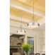 Anders LED 22 inch Polished Nickel Chandelier Ceiling Light