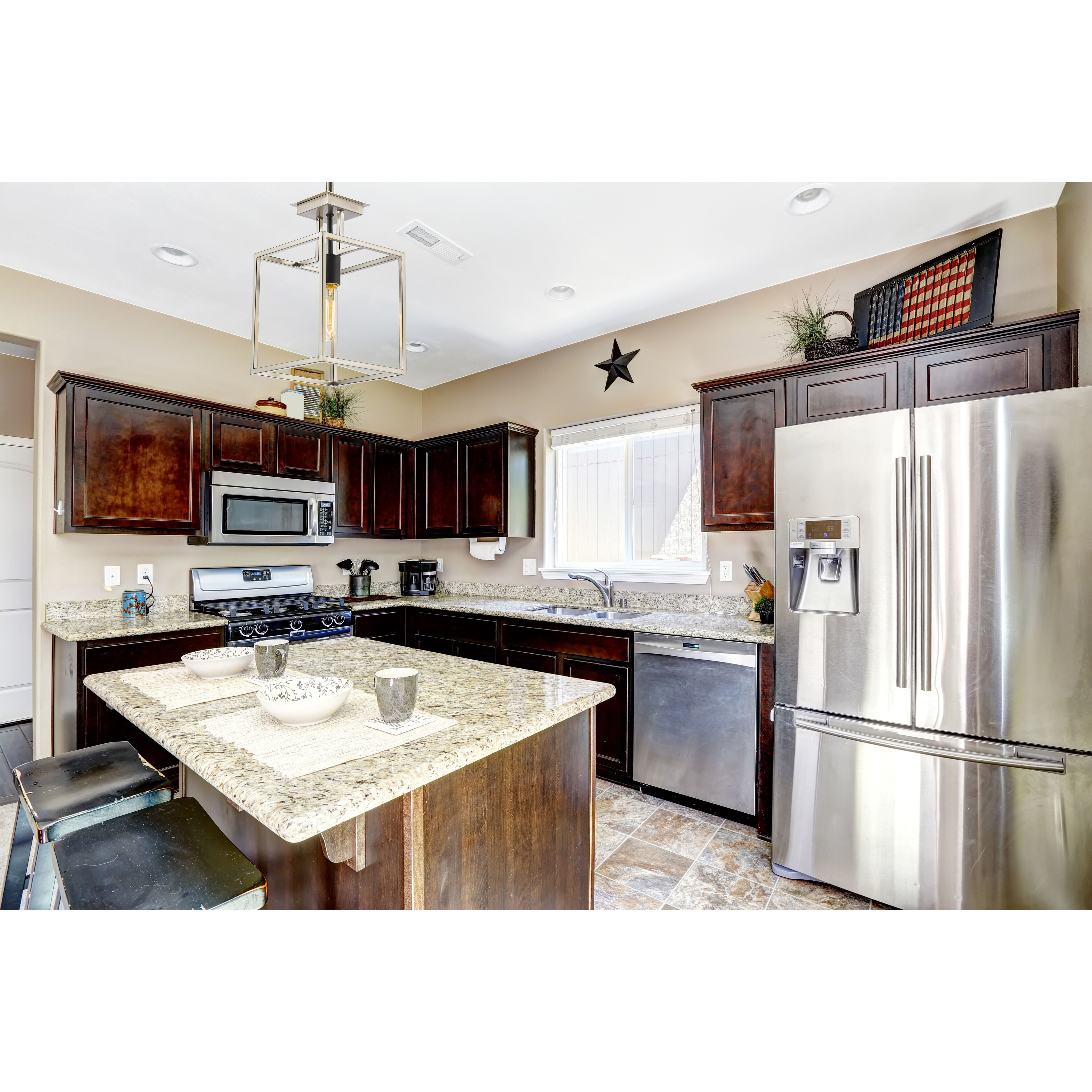 Quadra 1 Light 8 inch Brushed Nickel and Black Pendant Ceiling Light