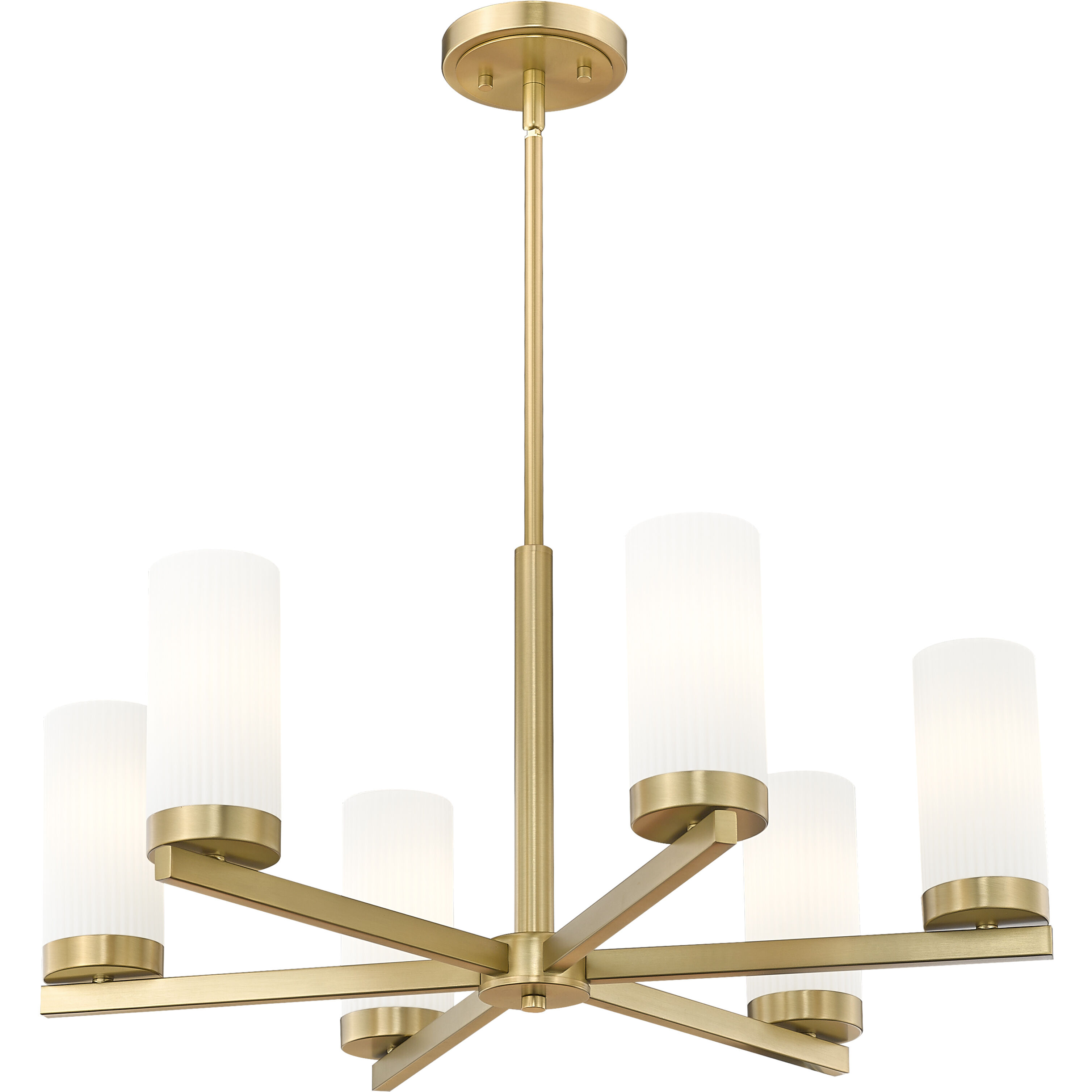 Danica 6 Light 26 inch Modern Gold Chandelier Ceiling Light