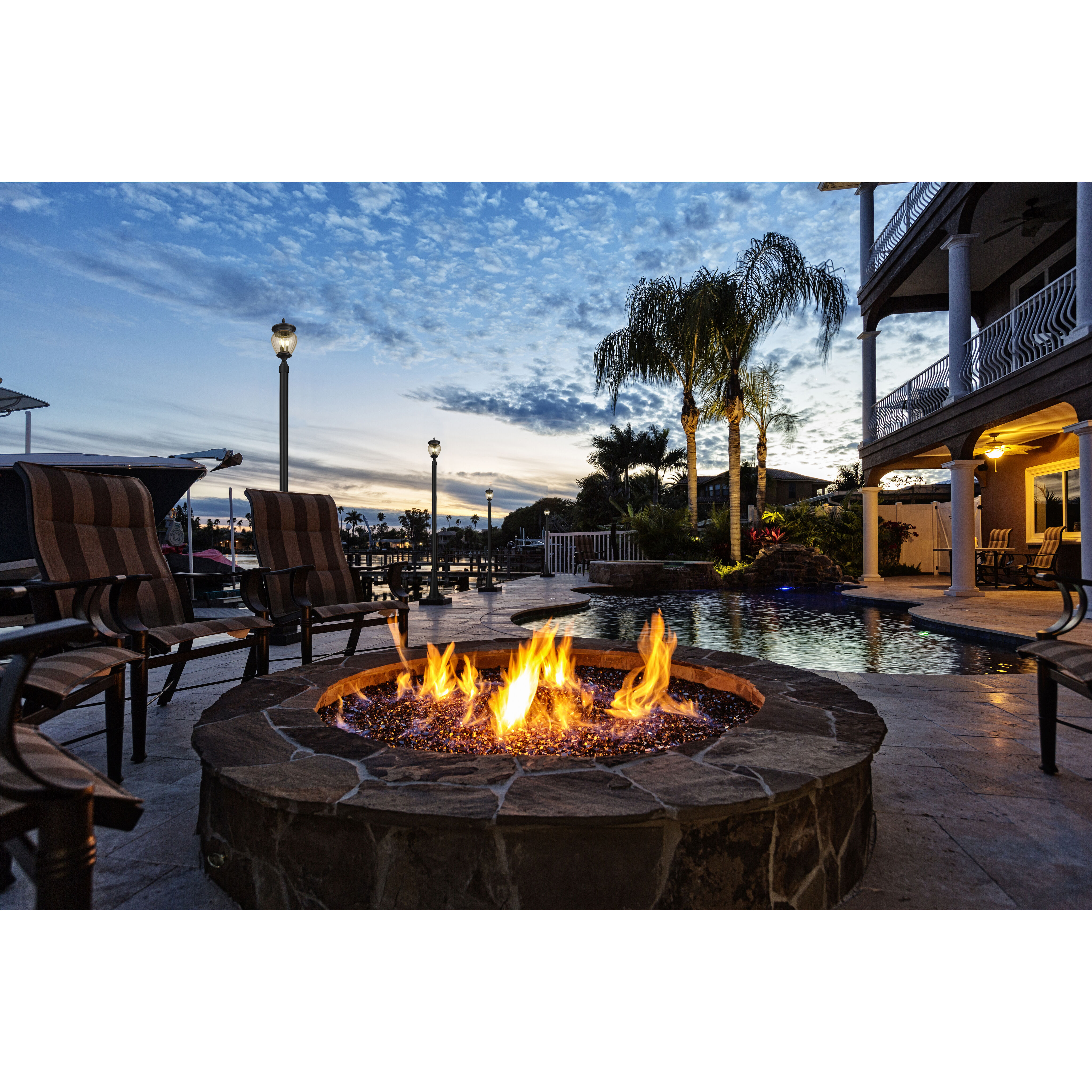 Davina 3 Light 114.25 inch Black Outdoor Post Mounted Fixture in G9