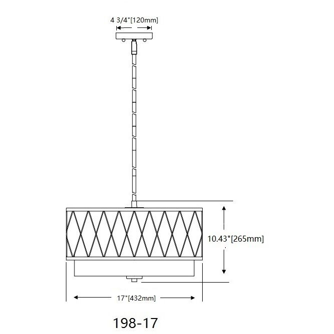 Dalton 3 Light 17 inch Matte Black Pendant Ceiling Light