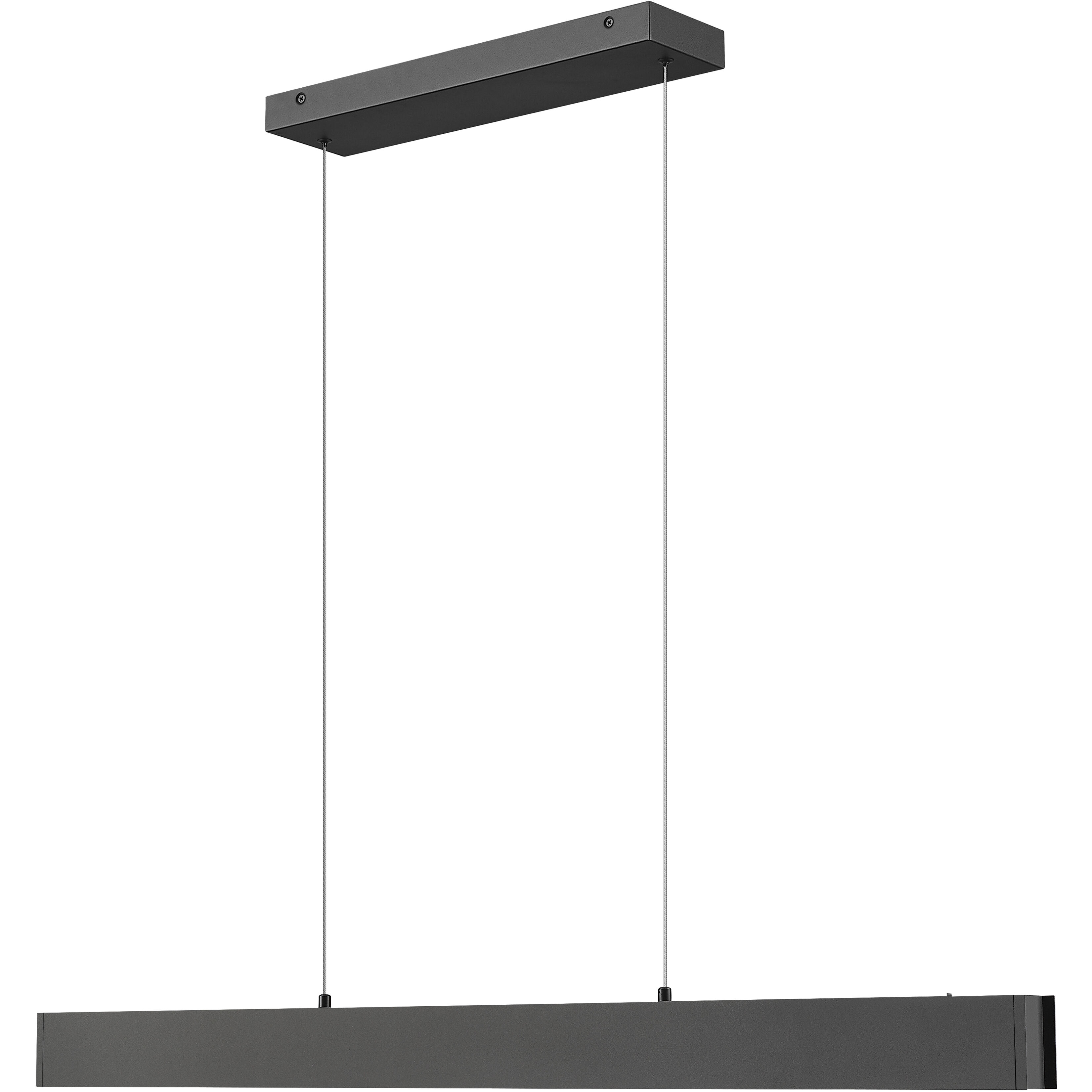 Hudson Linear Chandelier Ceiling Light in Matte Black