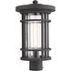 Jordan 1 Light 17.75 inch Oil Rubbed Bronze Outdoor Post Mount Fixture