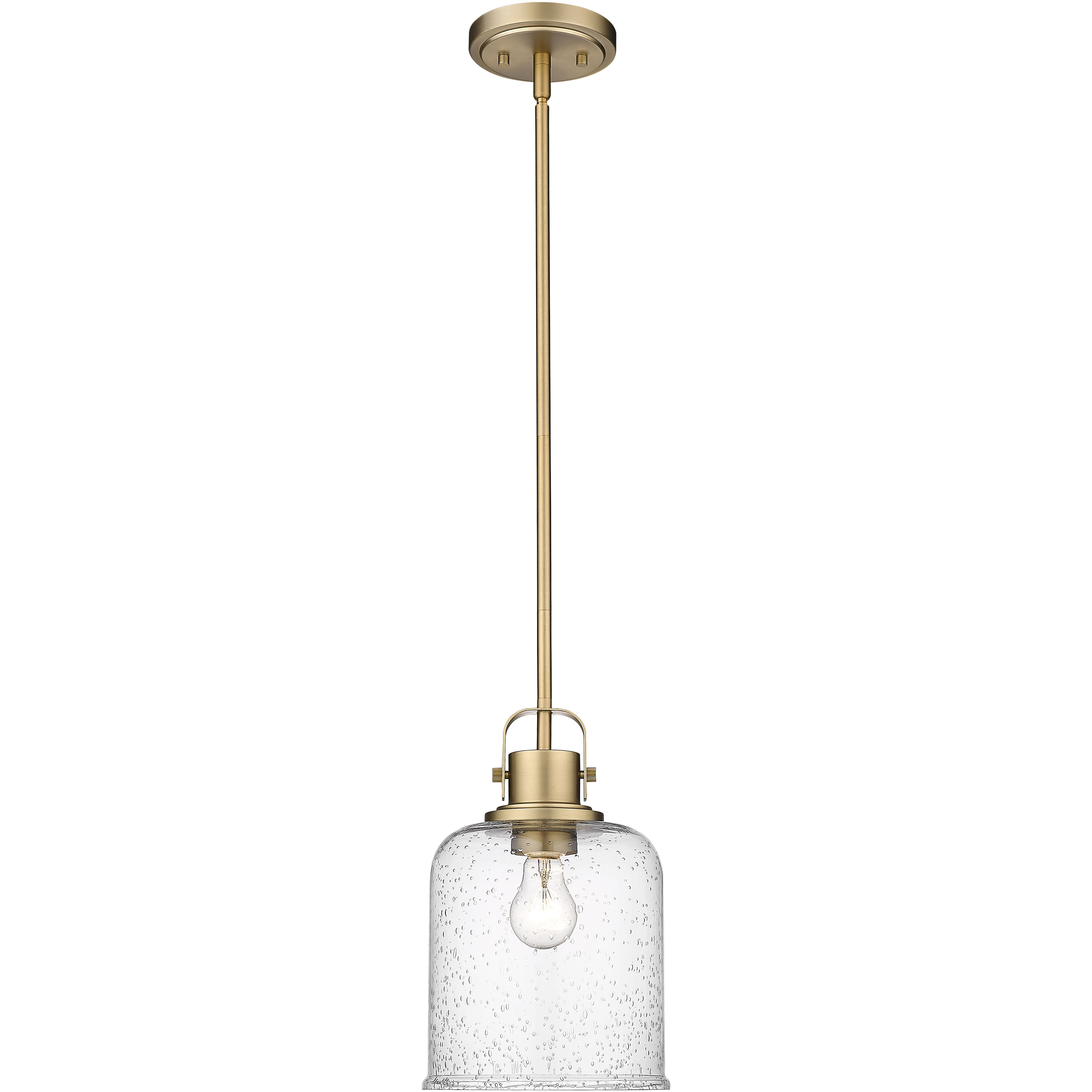 Kinsley 1 Light 8 inch Heirloom Gold Pendant Ceiling Light in Heritage Gold