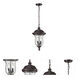 Armstrong 2 Light 10 inch Bronze Outdoor Chain Mount Ceiling Fixture