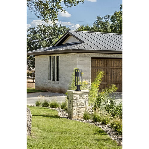 Luca LED 23.75 inch Black Outdoor Pier Mounted Fixture