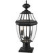 Westover 2 Light 20.25 inch Black Outdoor Pier Mounted Fixture